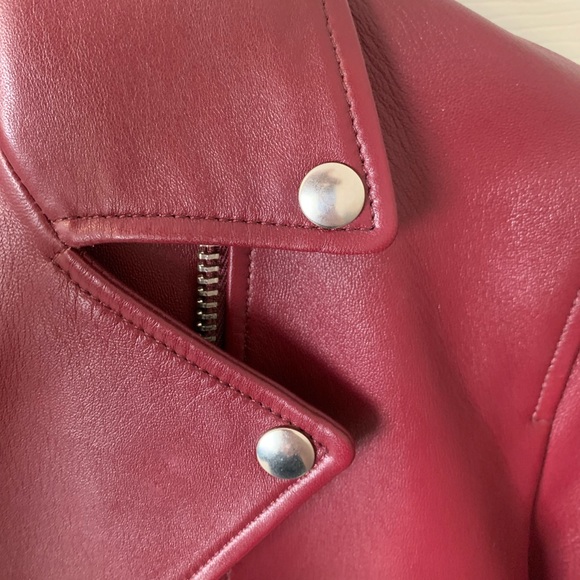 Acne Studios Leather Biker Jacket - Picture 10 of 15